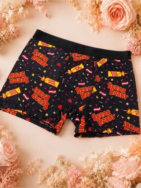Sugar Daddy Black Graphic Boxer Briefs XL